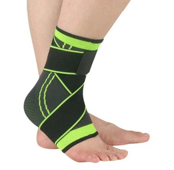 Защитный фиксатор бандаж для голеностопа эластичный бинт Pressurized Support Ankle
