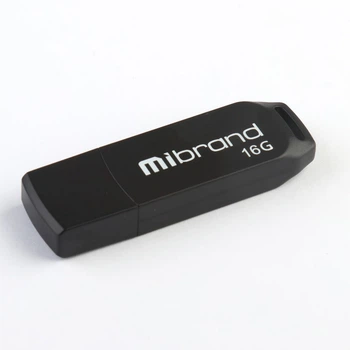 Флеш-накопичувач Mibrand USB 2.0 Mink 16Gb Black (MI2.0/MI16P4B)