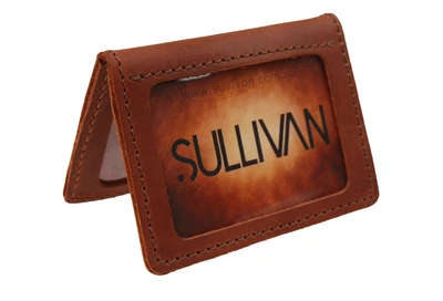 Обкладинка для водійських документів прав посвідчення ID паспорта SULLIVAN odd3(4) світло-коричнева