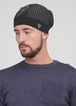 Шапка мужская Emporio Armani 3853.0 UNI Серый 3853.0-UNI