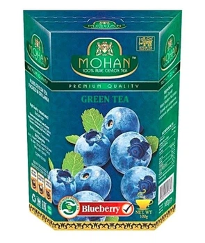 Зеленый чай с голубикой Mohan 100 гр
