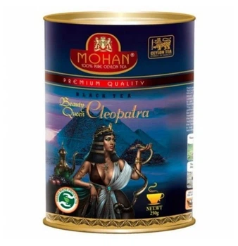 Чай черный Клеопатра, королева красоты в банке Mohan 250 гр