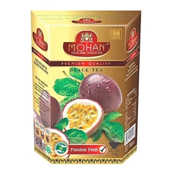 Черный чай с маракуйя крупнолистовой Mohan 100 гр