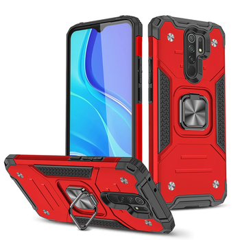 Чохол Protector для Xiaomi Redmi 9 протиударний бампер з підставкою Red