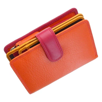Гаманець жіночий шкіряний Visconti RB51 - Fiji Orange Multi