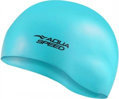 Шапка для плавания Aqua Speed MONO 6190 (111-02)голубой Уни OSFM (5908217661906)