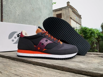 Кроссовки мужские Saucony Jazz 81 Peak 70574-1s 44 (10 US) 28 см Grey/Berry серые (11110954)