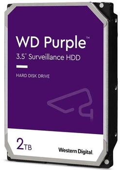 Жорсткий диск WD 2TB 3.5" 256MB SATA Purple Surveillance