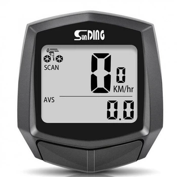 Велосипедный компьютер Sun Ding SD-581A waterproof (15 функций) проводной