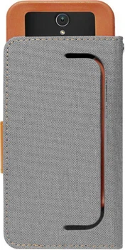 Чехол-книжка Goospery Canvas Diary Universal 4.0'-4.5' Gray