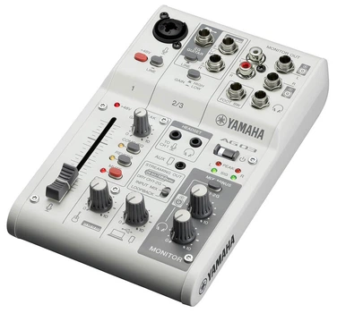 Аудіоінтерфейс YAMAHA AG03MK2 (White)