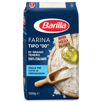 Борошно Barilla з м'яких сортів пшениці, типу 00, 1 кг