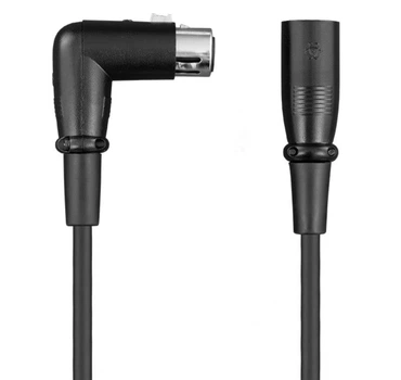 Микрофонный кабель XLR Male — XLR Female AUDIX CBL DR25 Right Angle 7.5m