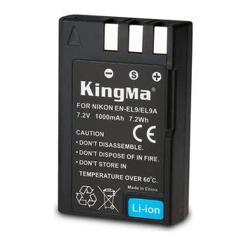 Акумулятор KingMa EN-EL9 для Nikon D40/D40X/D60/D3000/D5000, 1000 mAh