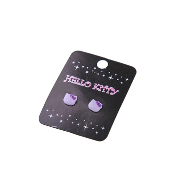 Серьги-пусеты Hello Kitty Sanrio Фиолетовый 2000000001210