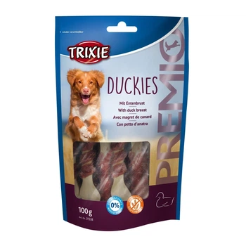 Лакомство для собак Trixie 31538 Premio Duckies утка с кальцием 100 г (4011905315386)