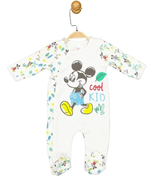Человечек (комбинезон) Mickey Mouse 62-68 см (3-6 мес) Disney MC17249 Белый 8691109875259