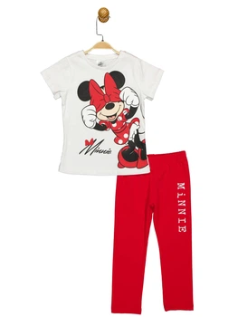 Комплект (футболка, штаны) Minni Mouse 110 см (5 лет) Disney MN18067 Бело-красный 8691109891440
