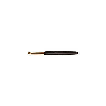 KnitPro Aluminum Gold 10mm Crochet Hook, Black - 30885