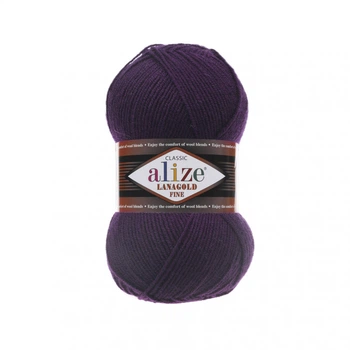 Пряжа Alize Lanagold Fine 111 Сливовий