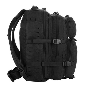 Рюкзак M-Tac Large Assault Pack Laser Cut Чорний 36 л 2000000026435