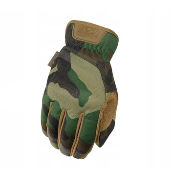 Рукавички Mechanix Fastfit Woodland Камуфляж 2000000093338