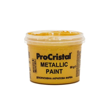 Декоративная краска ProCristal Metallic Paint IP-251 Золото 80 г
