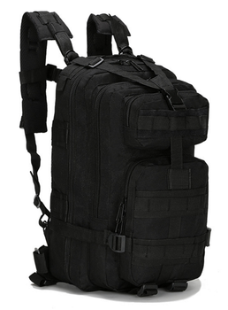 Рюкзак военный тактический штурмовой MHZ Molle Assault A12 25 л, черный