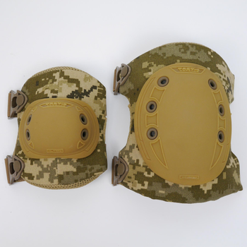 Комплект армейские защитные наколенники + налокотники Kiborg UA222 Койот