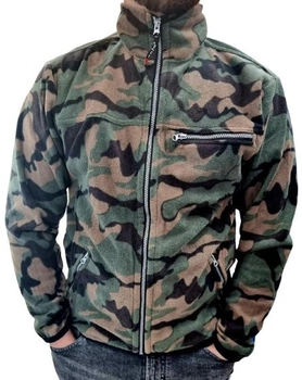 Военная мужская флисовая кофта, толстовка, флиска защитная тактическая хаки Reis XXL