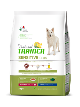 Сухий корм Trainer Natural Sensitive Plus Adult Medium & Maxi Horse з коніною для собак 3 кг (8059149252629)