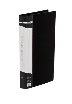 Папка пластикова Buromax з 2ма кільцями A5 (25мм) PROFESSIONAL чорний (BM.3168-01)