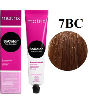 Стойкая крем-краска Matrix Socolor beauty 7BС Блондин коричнево-медный 90 мл