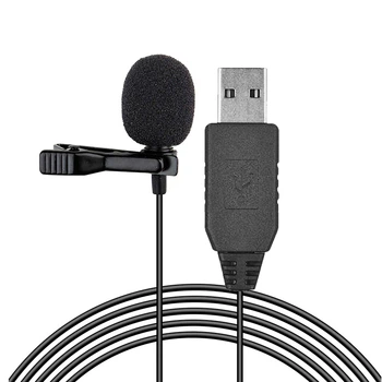 Петличный микрофон с USB разъемом Andoer EY-510, для ноутбука, компьютера, пк