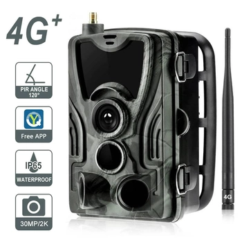 4G Фотоловушка, охотничья камера Suntek HC 801 LTE-PLUS, 30 Мп, 2К, с поддержкой APP приложения
