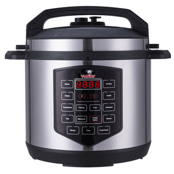 Мультиварка з антипригарним покриттям 10 в 1 YUMMY YPC-601X 11 програм 1200 Вт скороварка випічка духовка конфі су вид мультиповар копчення