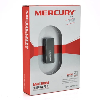 Беспроводной USB-адаптер Wi-Fi MERCURY MW300UM 802.11bgn 300 Мбит/с 2.4 ГГц для Windows и Mac