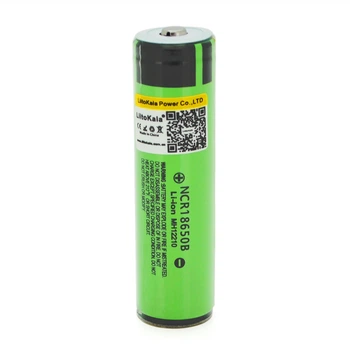 Акумулятор 18650 LiitoKala 34B-PCB 3400 mAh літій-іонний Li-Ion з платою захисту 8 А, 3.7V (19309)