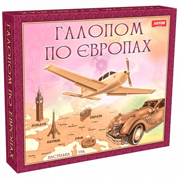 Настольная игра "Галопом по Европе" 0840 развивающая 3849966
