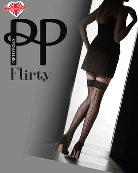 Панчохи Pretty Polly Flirty PNAVR7 One size Nude/Black (5053014607081)