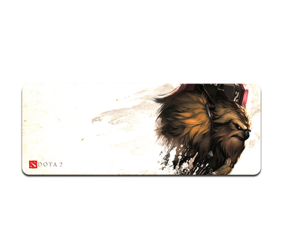 Килимок 300 * 700 тканинний DOTA 2 Earthshaker, товщина 2 мм, Колір Cray, OEM