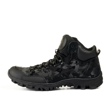 Тактические ботинки BlackBay черные камуфляж (R-2-BLACK) | 45 (30см)
