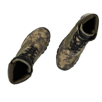 Тактичні черевики BlackBay високі зелені камуфляж (S-1-GREEN) | 41 (27.5см)