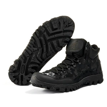 Тактичні черевики BlackBay чорні камуфляж (R-2-BLACK) | 43 (28.5см)