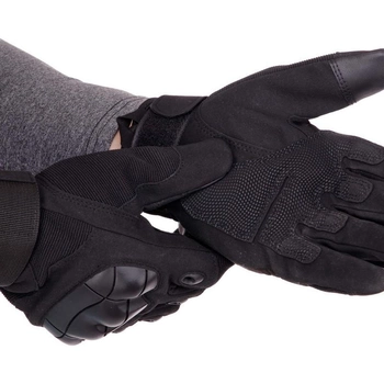 Тактичні рукавички із закритими пальцями Zelart 8794 розмір XL Black