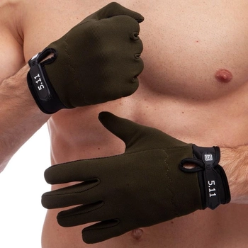 Перчатки тактические с закрытыми пальцами Zelart 0527 размер L Olive