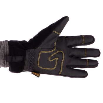 Перчатки тактические теплые с закрытыми пальцами Zelart 5621 размер XL Black
