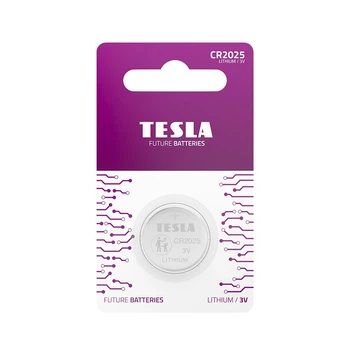 Батарейка Tesla CR 2025 / BLISTER FOIL 1 шт.