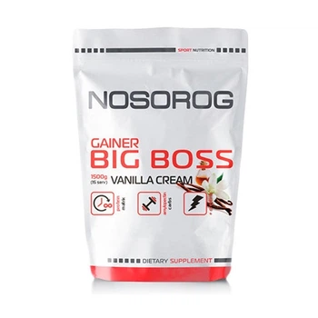 Гейнер Nosorog Nutrition Big Boss 1500 g 15 servings Vanilla Cream (000014163)