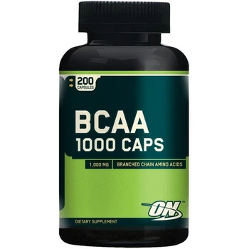 Амінокислота BCAA для спорту Optimum Nutrition BCAA 1000 Caps 200 Caps (000006372)